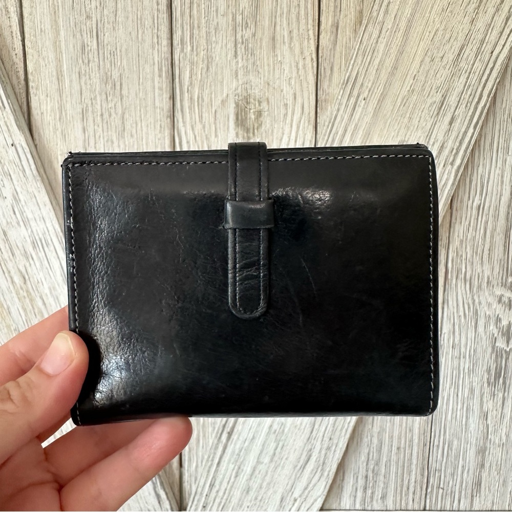 90s Vintage COACH Tri-fold Leather Waller